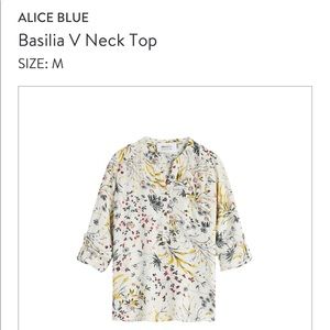 Stitch Fix Alice Blue Roll Tab Blouse